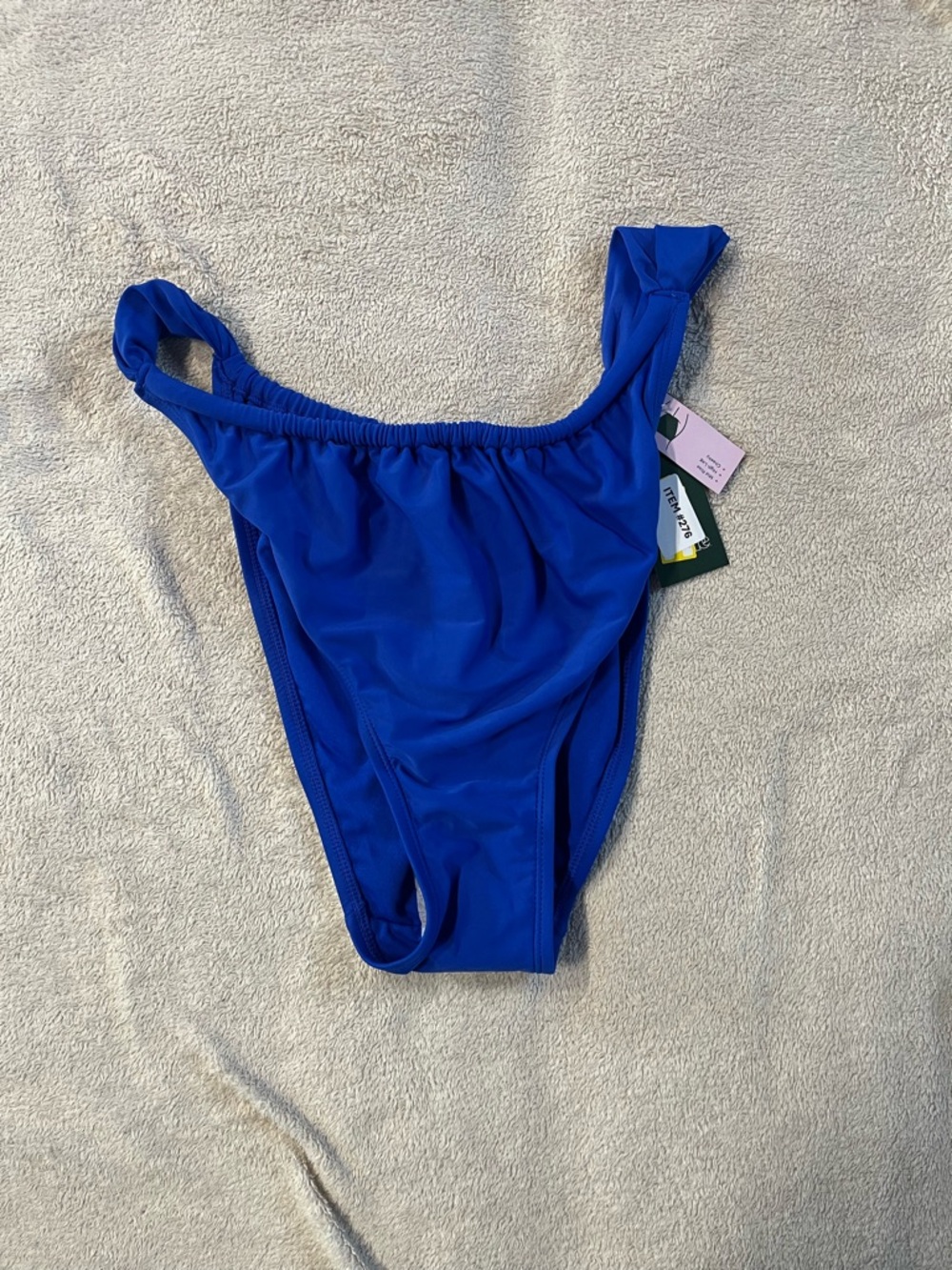 Wild Fable Women’s Blue Mid Rise Bikini Bottoms 1X 3X NWT Cheeky High Leg